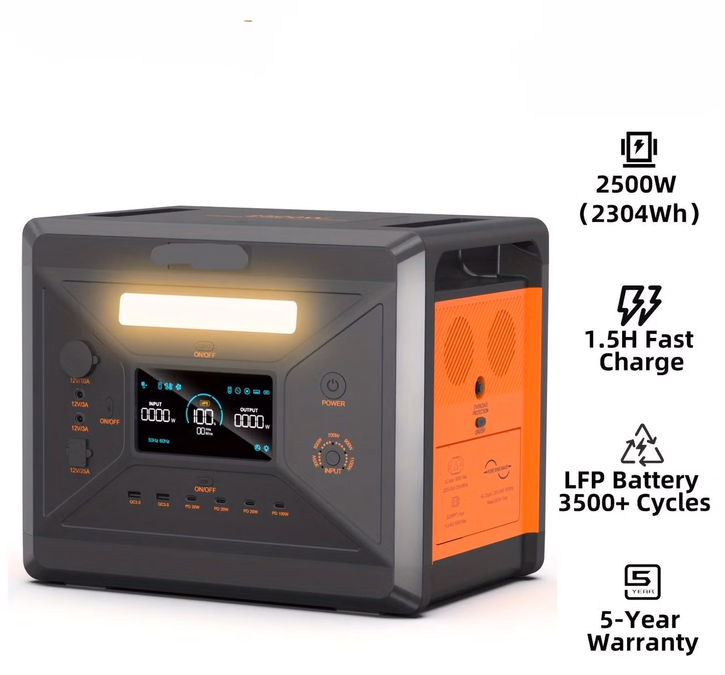 Generatore solare portatile - Generatore di energia solare - Power station - Power bank - Energia solare mobile