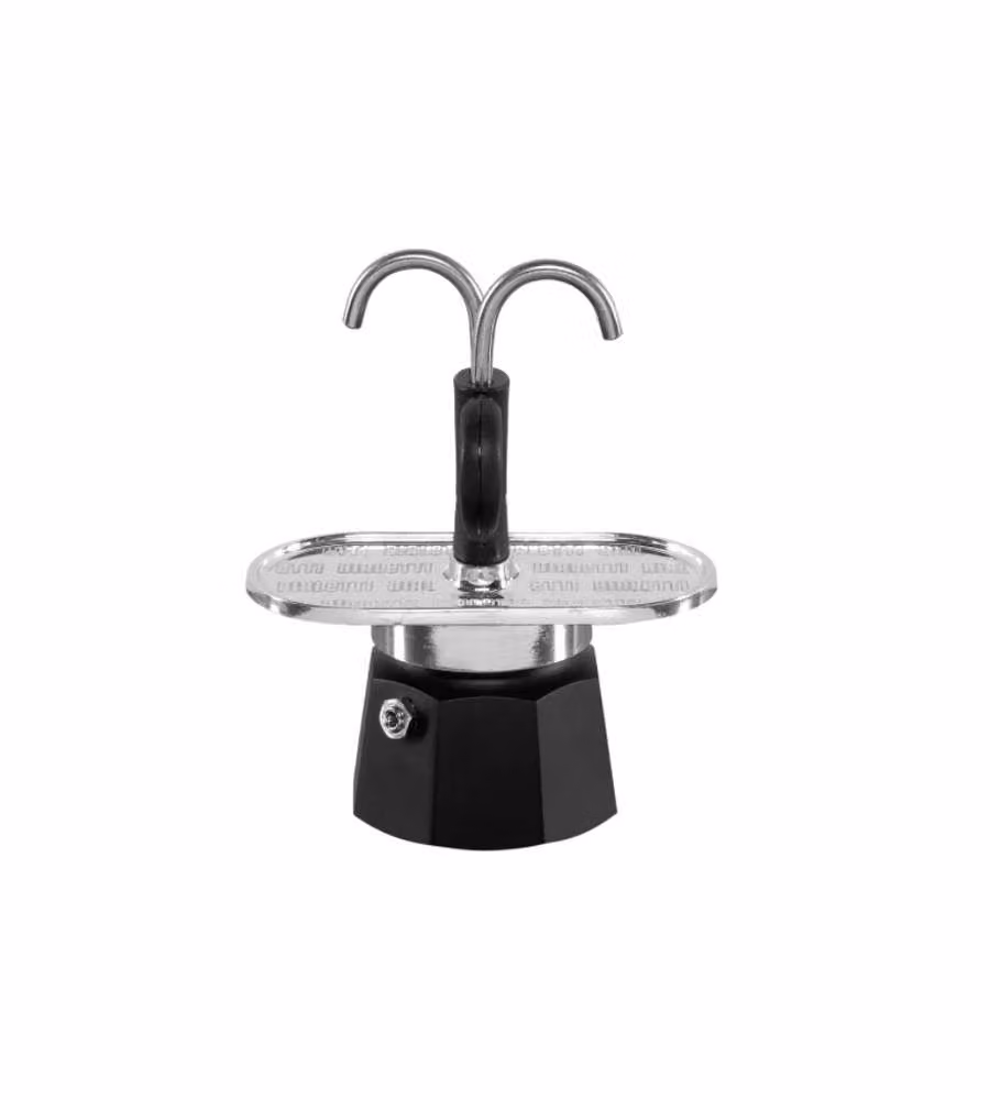 Caffettiera Bialetti Mini Express da 2 tazze Silver e Nero – 2
