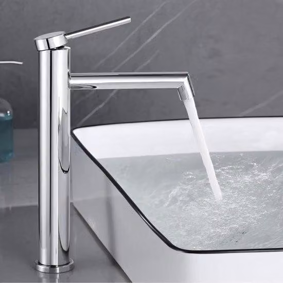 Miscelatore da bagno alto cromato - M1OK-T Gruppo lavabo