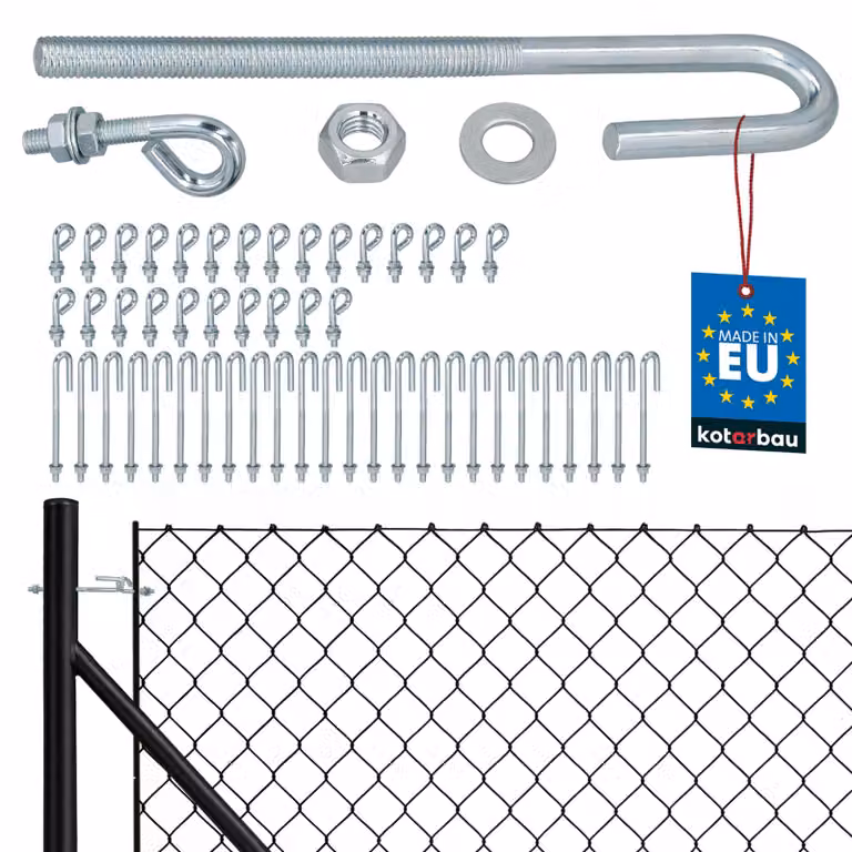 KOTARBAU® 25 Pezzi Tiranti per Filo Acciaio M8 Tenditore Filo Tendicavo per Filo Acciaio Tendifilo Aperto con Vite di Fissaggio Chiusa