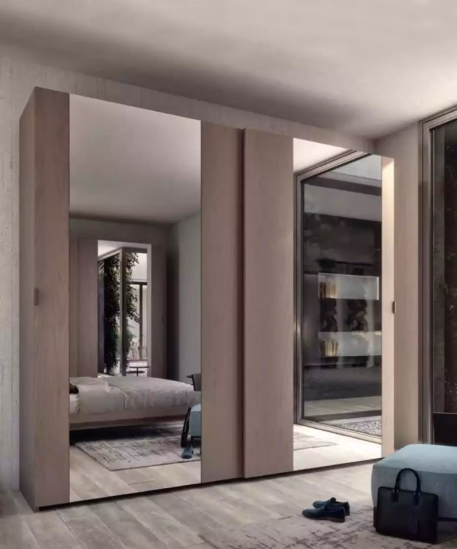 Armadio design per la camera da letto Armadi per abiti Armadio in legno