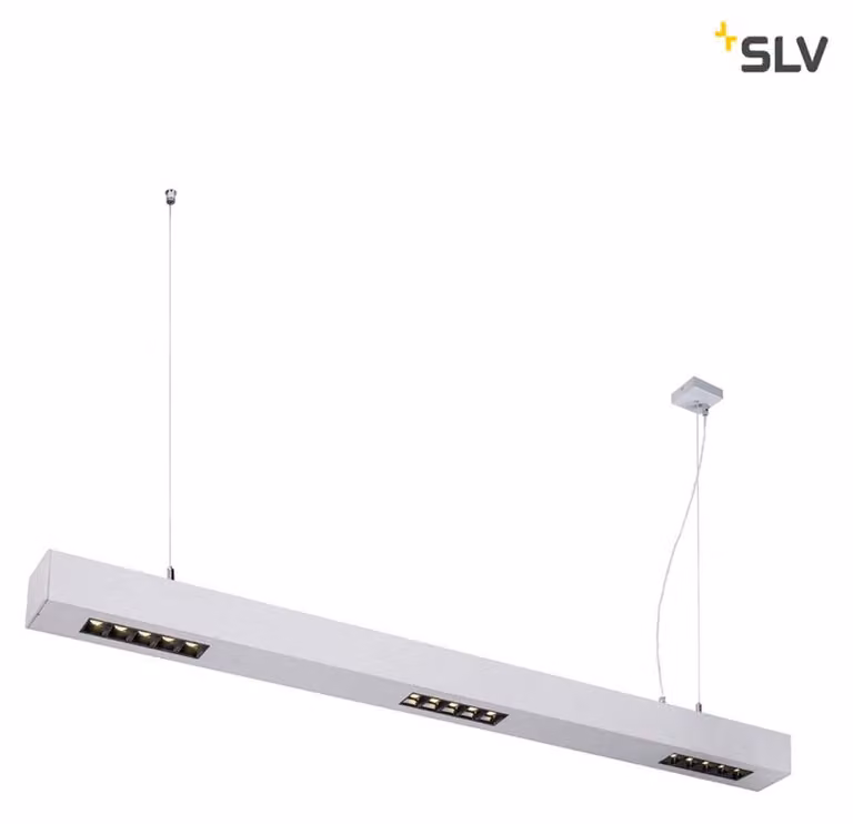 SLV Q-Line LED luce a sospensione 1m argento 4000K SLV 1000934