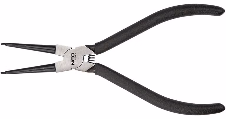 NEO TOOLS Pinza per anelli Seger 220 mm, interna, curva