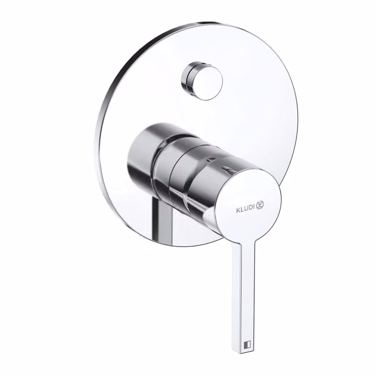 Kludi Nova Fonte UP-Wafü-/Br.-EHM Push Set con unità funzionale F. 88022 cromato, 1 pz.
