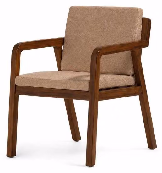 Sedia, comoda, pratica, compatta, stile moderno, colore marrone, adatta per la terrazza
