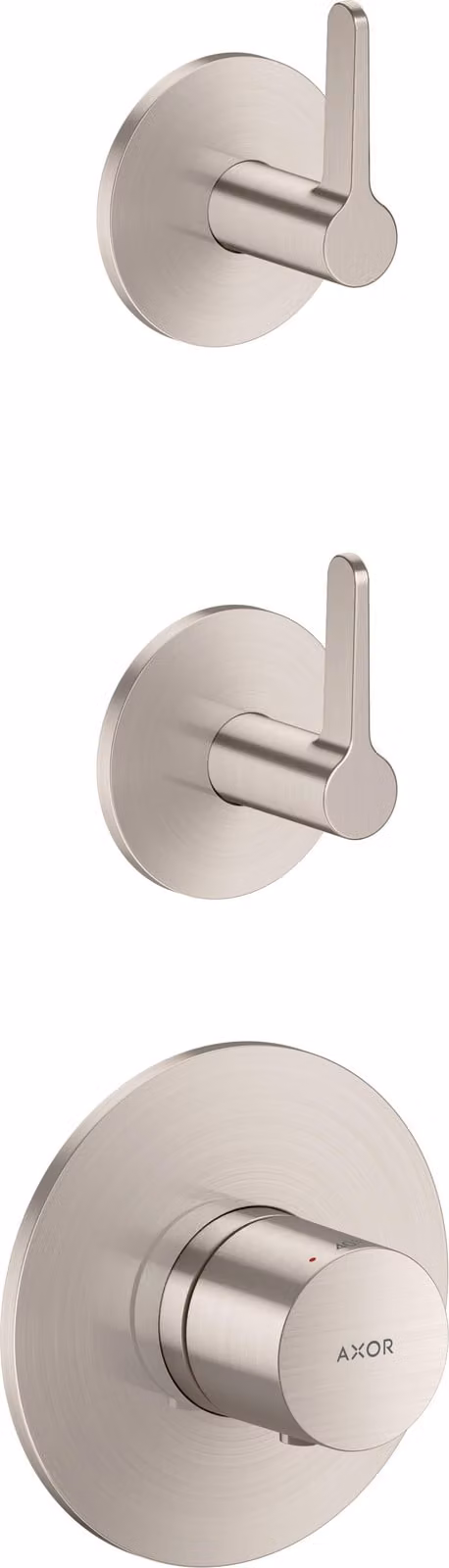 hansgrohe AXOR One Module thermostatique encastré pour 2 consommateurs, avec poignée à levier, 48722800, 48722800