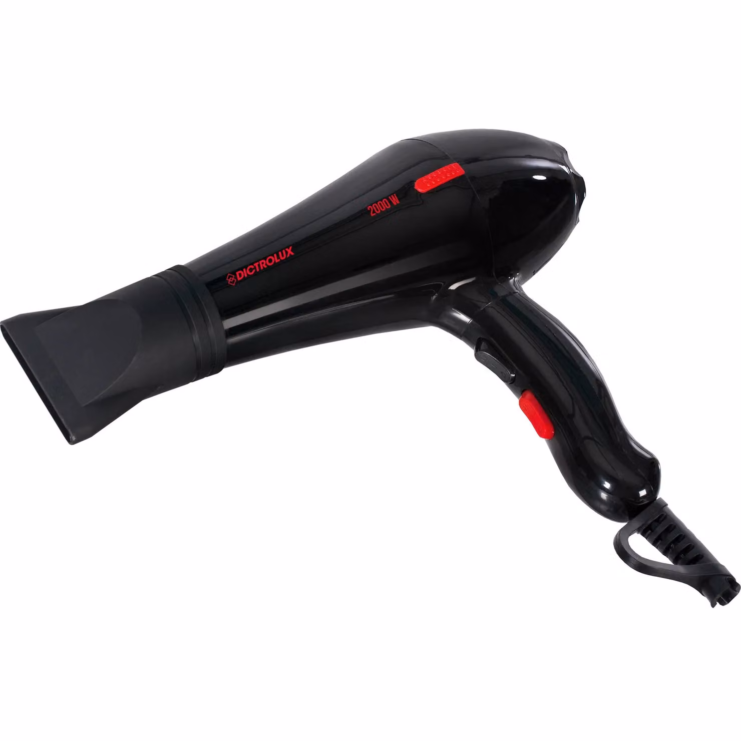 Asciugacapelli Dictrolux Phon Black Silk 2000 Watt, Colore Nero, L/P/H: 25,5 x 23,6 x 10,0 cm – 1