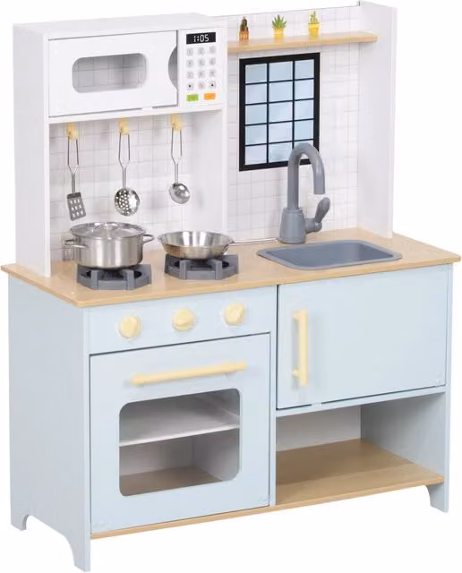Casetta da Cucina per Bambini con Accessori ¨C Minimal ¨C Blu