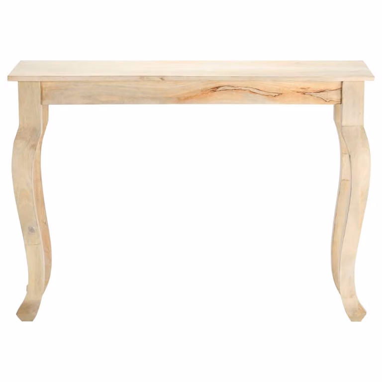 vidaXL Tavolo consolle 110x35x77 cm in legno massiccio di mango
