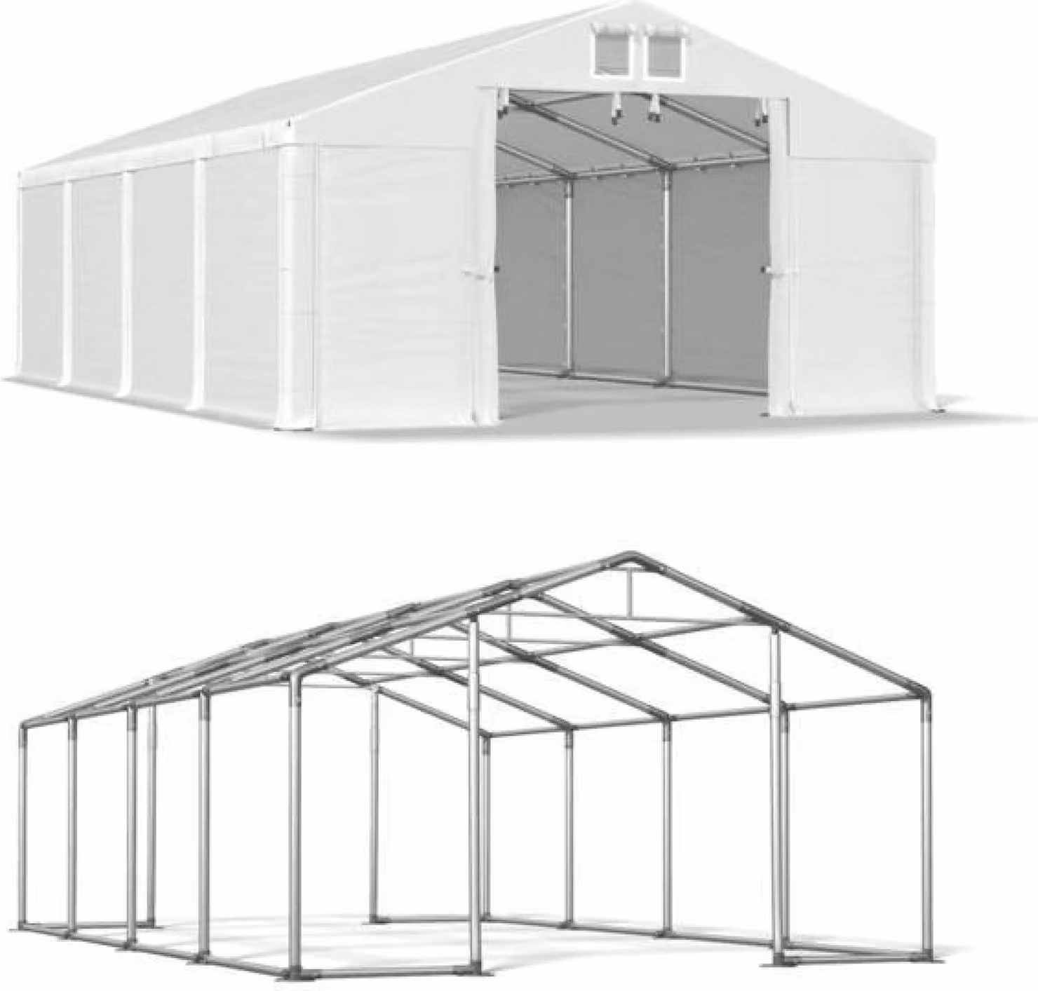 8x8 White Magazine Tenda WINTER MSD