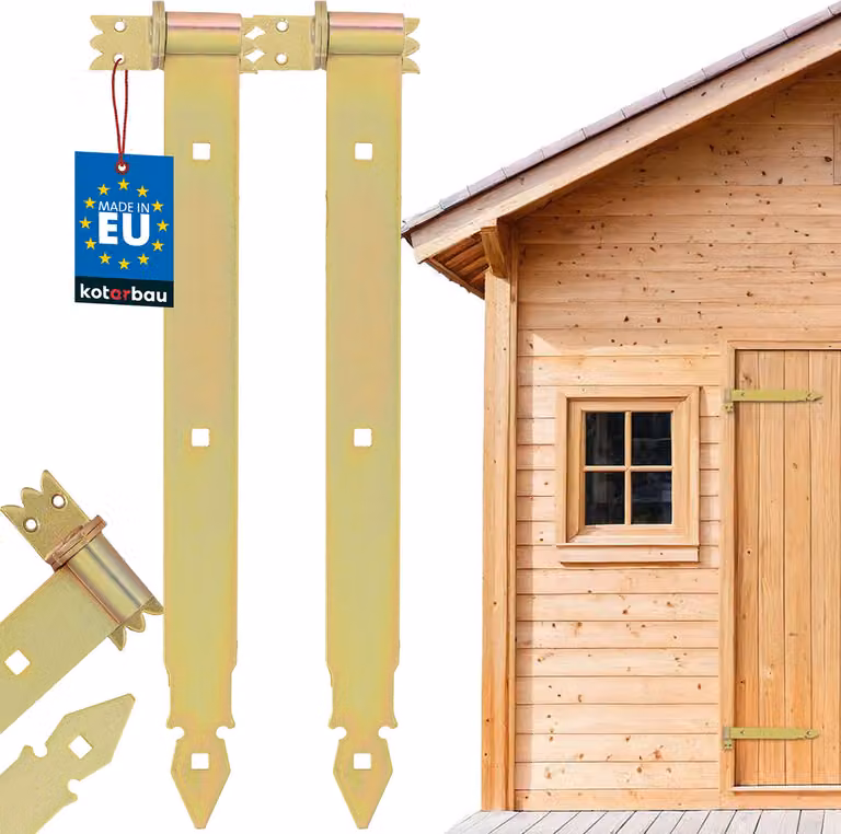 KOTARBAU® Cerniera per tapparella 500 mm 2 pz. con morsetto Cerniera per porta Cerniera per porta Ferramenta per porte Ferramenta per porte Ferramenta per porte Ferramenta per porte Acciaio inox Accessori per porte Zincato Giallo