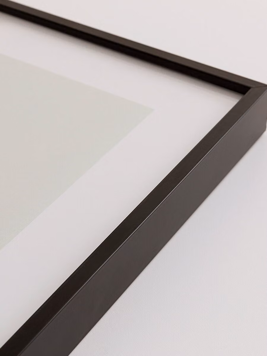 Cornice Elma Kenay Home nera in metallo, L 30 cm x P 40 cm – 2