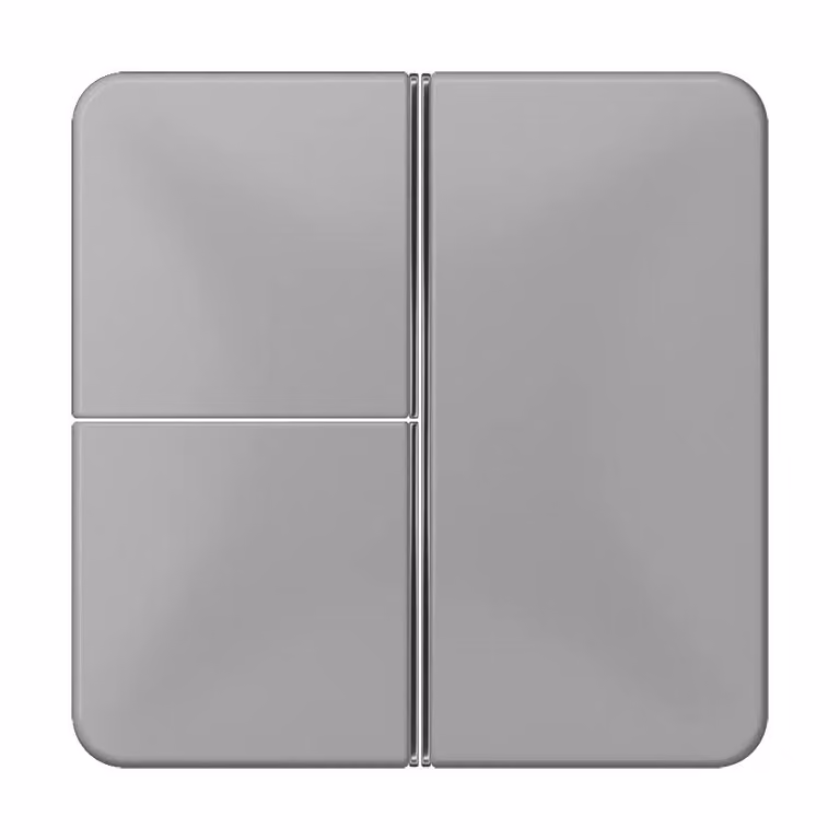 Jung CD403TSAGR Set di pulsanti a 3 tasti, completamente grigio