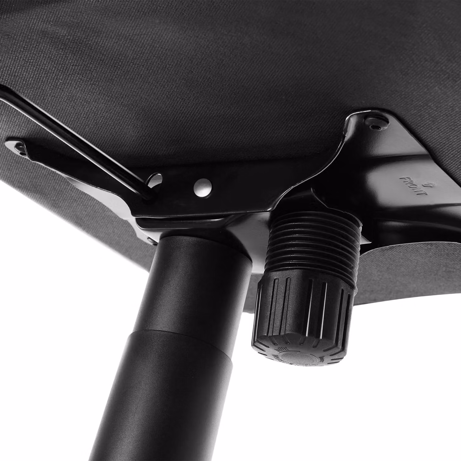 Sedia da ufficio ergonomica Zulu TecTake GmbH in ecopelle nera con poggiatesta e regolazione del peso – 1