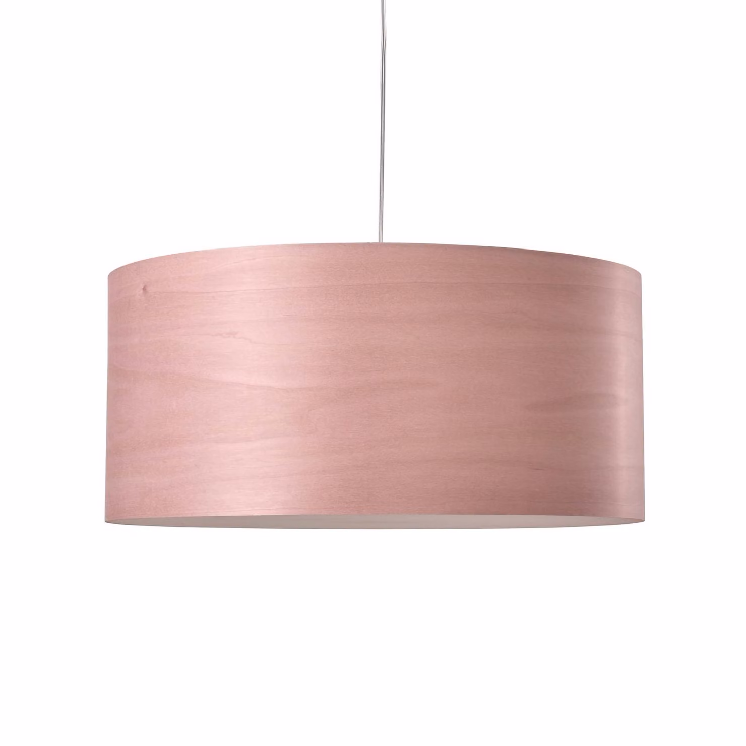 LZF LAMPS Lampada a sospensione Gea, dimmerabile, Violetto / Fucsia / Rosa, Soggiorno / Sala da pranzo, Legno, Design, Lampada a sospensione