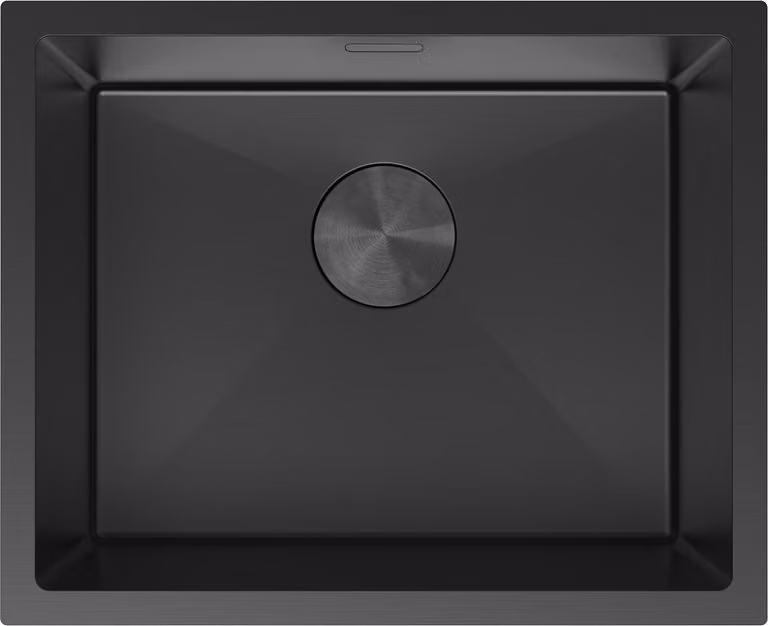 Mexen Trixo lavello in acciaio a 1 vasca 540 x 440 mm, nero - 6414541000-70