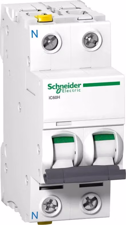 Interruttore automatico Schneider Electric iC60H, 1P+N, 3 A, caratteristica C A9F07603