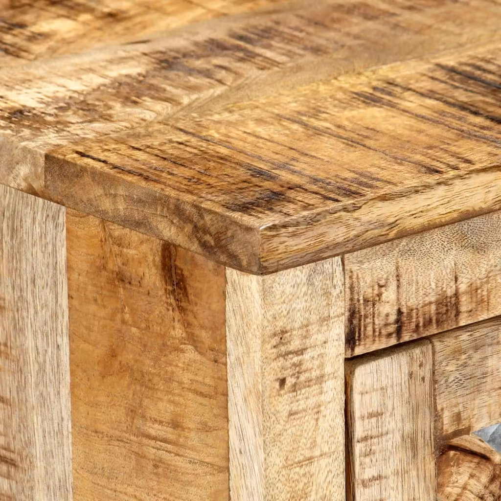 vidaXL Comodino 40 x 30 x 50 cm in legno massiccio di mango