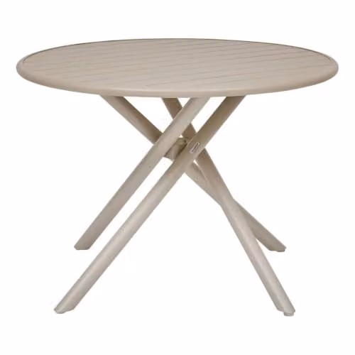 HESPERIDE - Tavolo da giardino nebullia 4 posti d105cm argilla