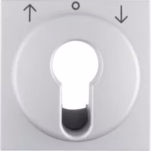 Berker 15061404 Elemento centrale per interruttori a chiave/pulsanti per tapparelle, alluminio opaco Berker B.7