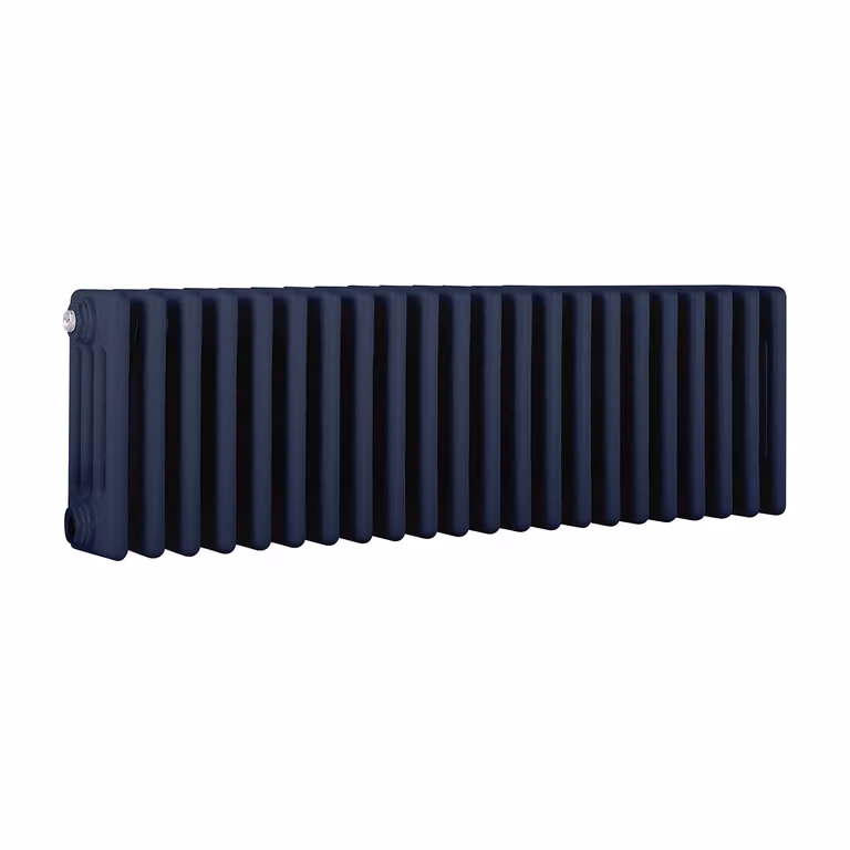 Radiatore Orizzontale a Colonne (4 Colonne) 300mm x 1010mm - Blu (Deep Sea Blu) - Regent