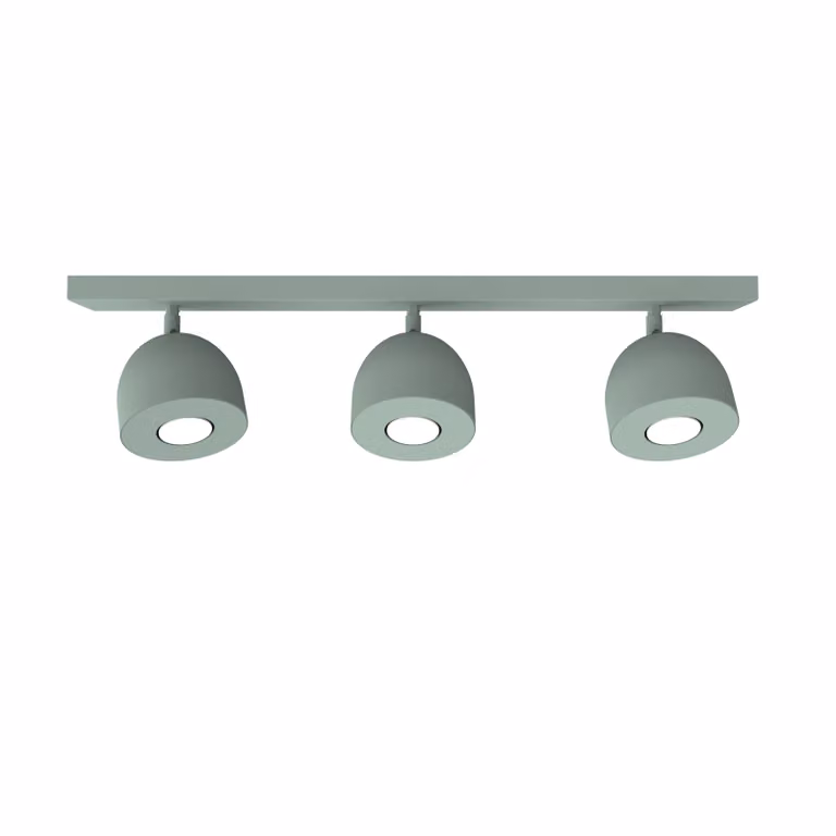 Lampada Da Soffitto Campanella 3X Monocolore Opaca