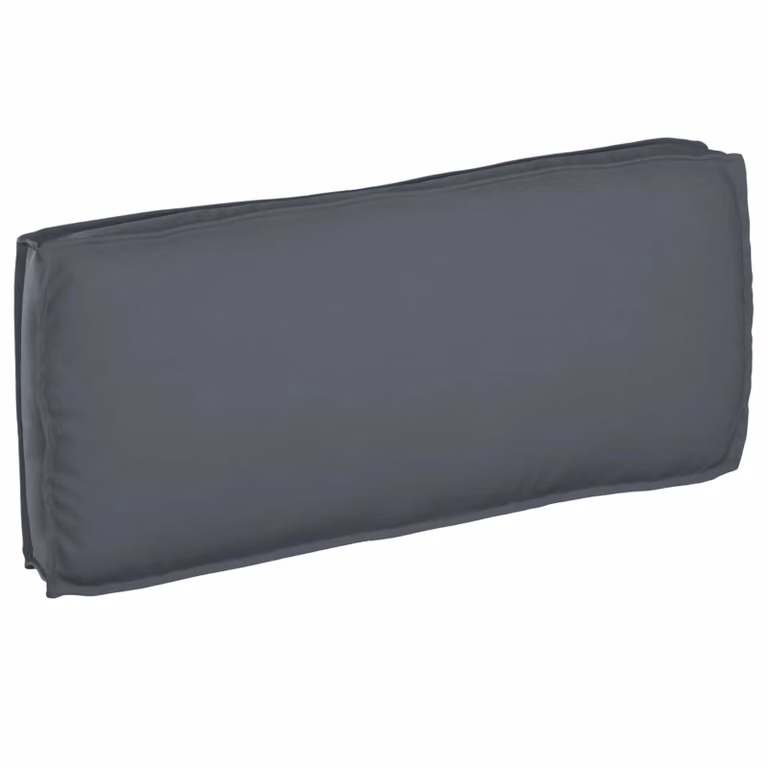 Cuscino in tessuto Oxford idrorepellente vidaXL, colore antracite, L 120 x P 50 x H 12 cm
