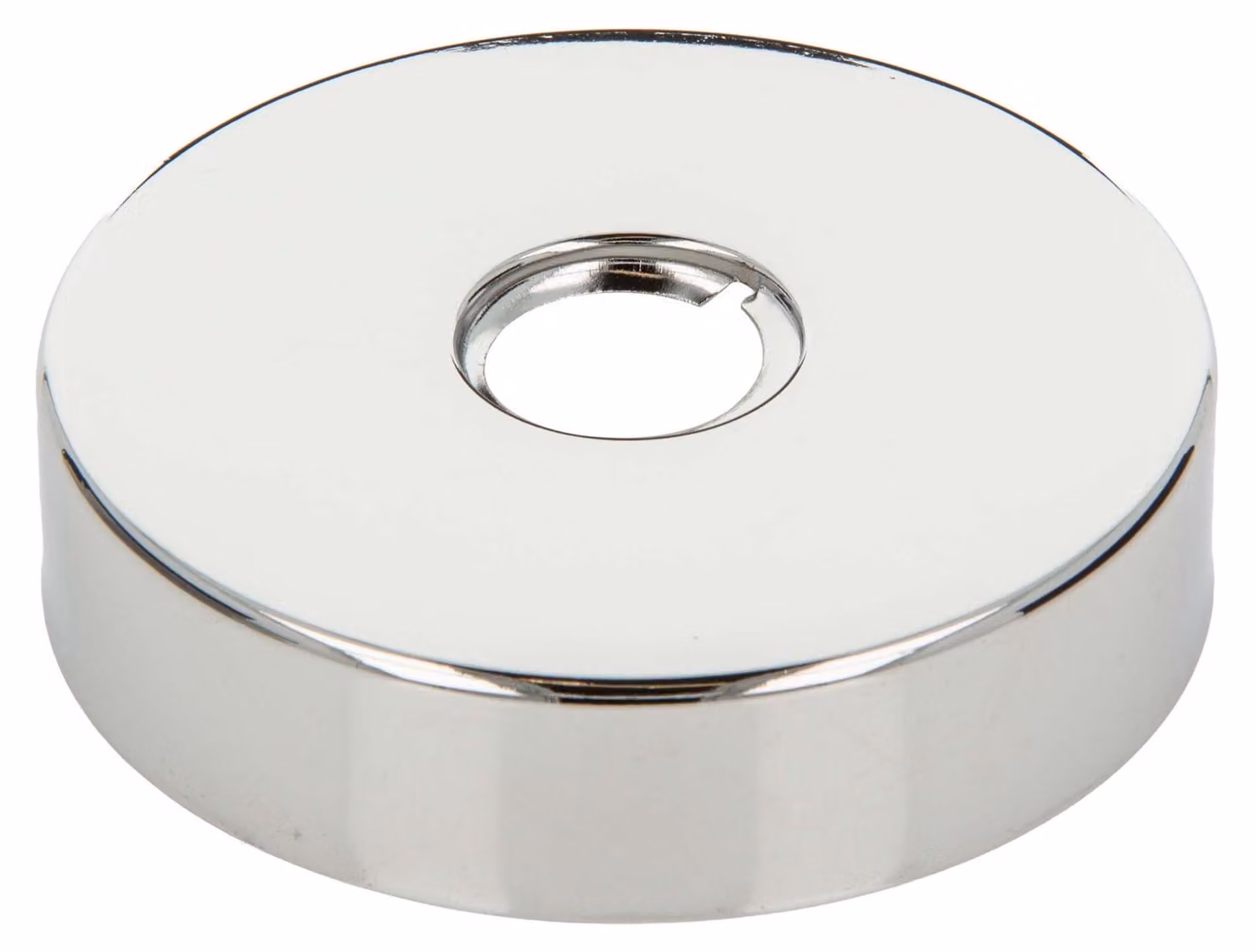 rosone filettato tecuro (1/2) Ø 22 mm x Ø 80 mm x altezza 20 mm, ottone cromato