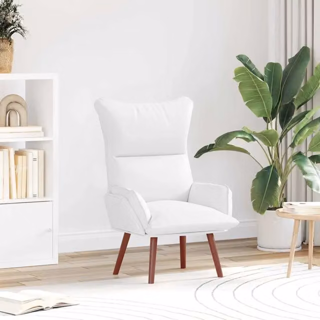 poltrona-Poltroncina Bianco 69 x 74 x 93 cm Pelle Artificiale 868301