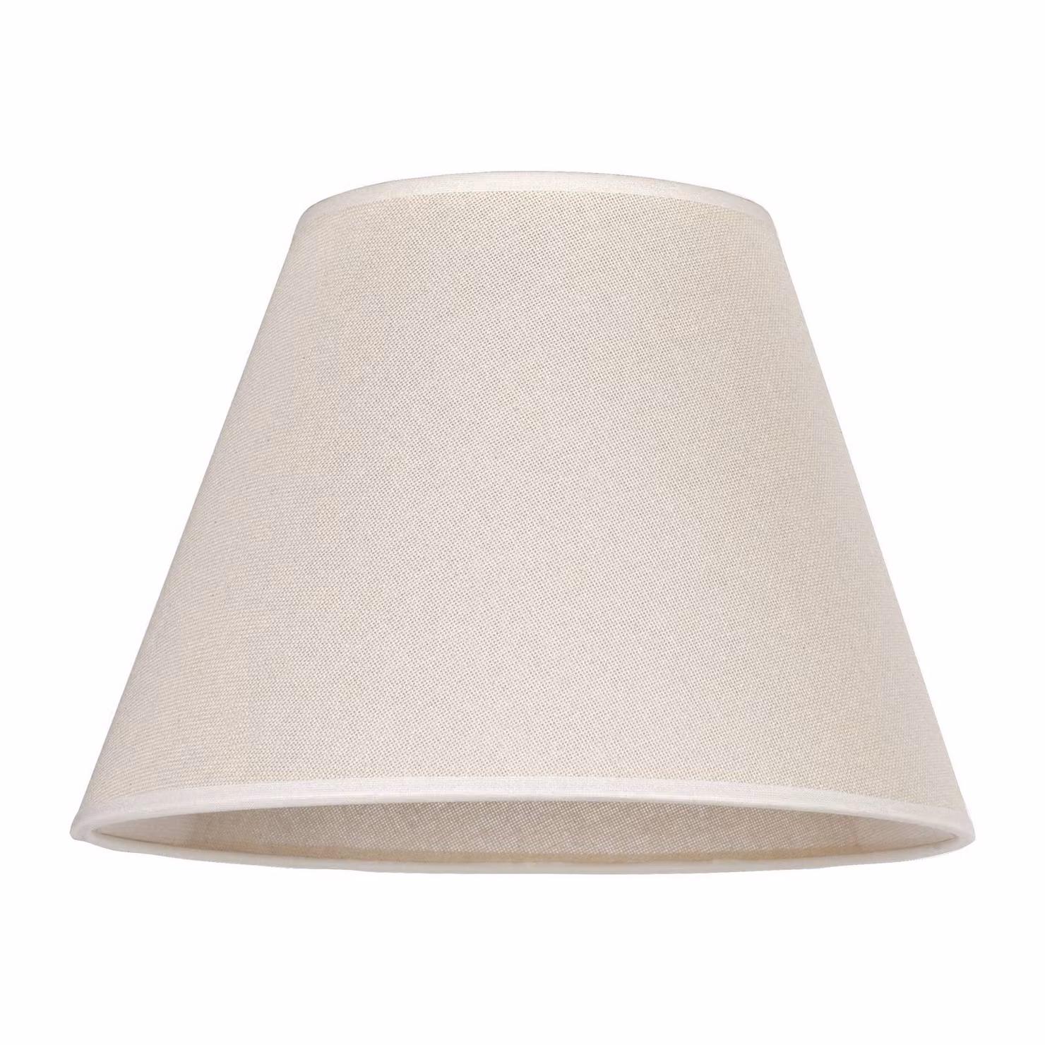 Paralume Mini Romance per piantana beige Duolla, Tessuto / Stoffa / Seta