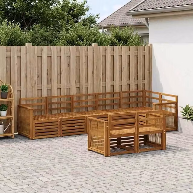 Set di divani da esterno 7 pz 3384505