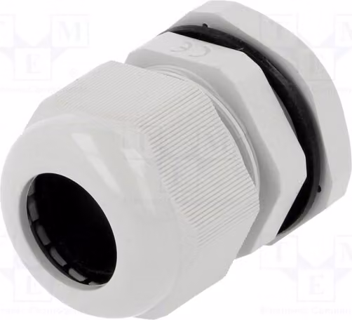 5 connettori per cavi, grado di protezione IP67, colore grigio, diametro 30,75 mm