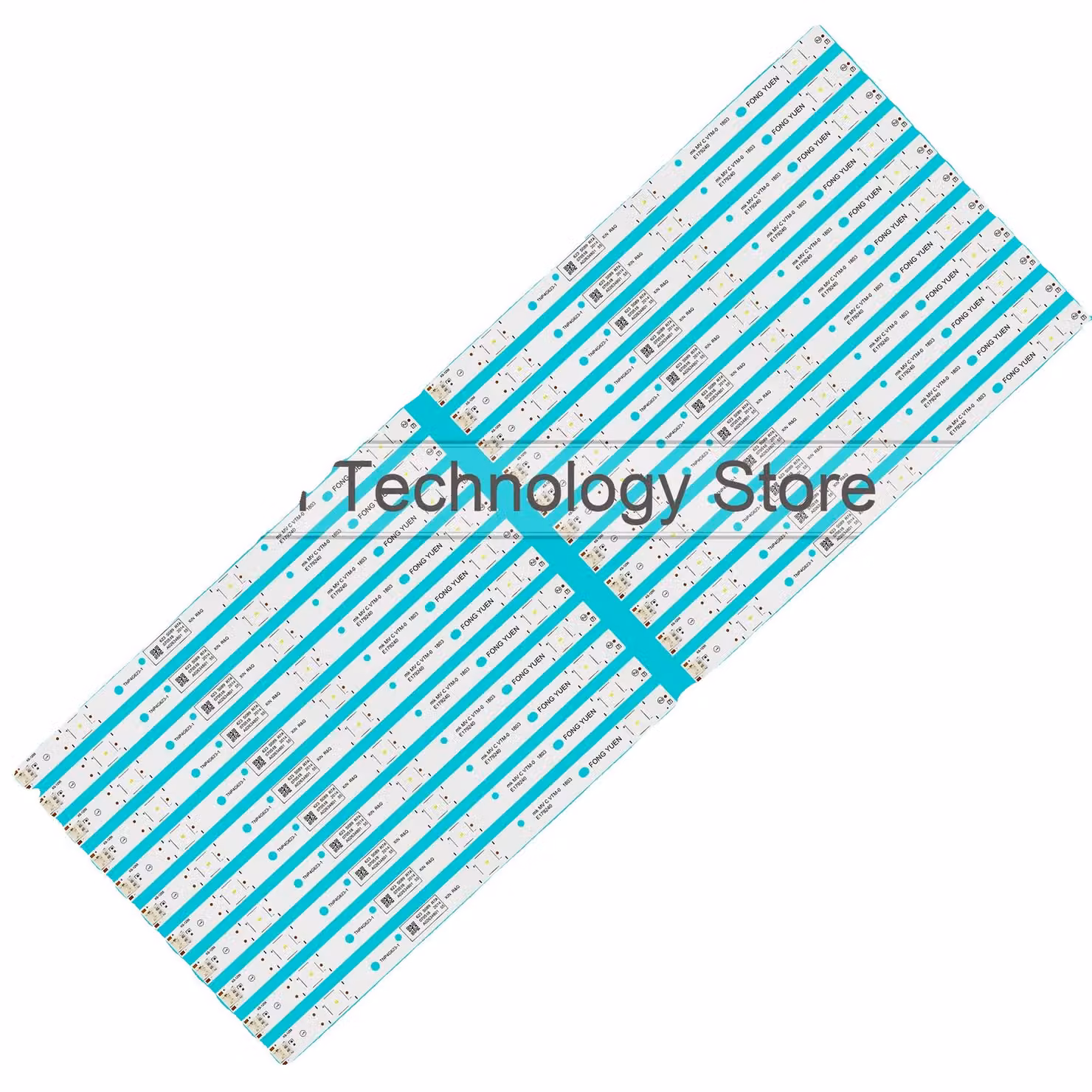 Strisce di retroilluminazione a LED, lunghezza 300 mm, 3 LED per striscia, tensione 3 V, compatibili con diversi modelli di TV, 22 pezzi in totale