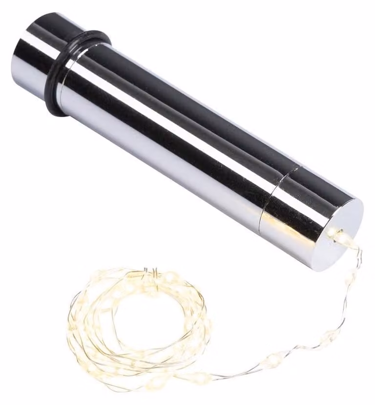 Luci a LED per bottiglie, con 40 lampadine a luce bianca calda, catena in filo, lunghezza 58 cm
