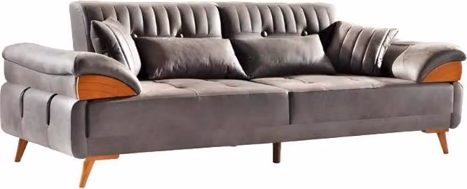 Sofa 3 Sitzer Ledersofa Couch Wohnlandschaft Garnitur Design Modern Sitz