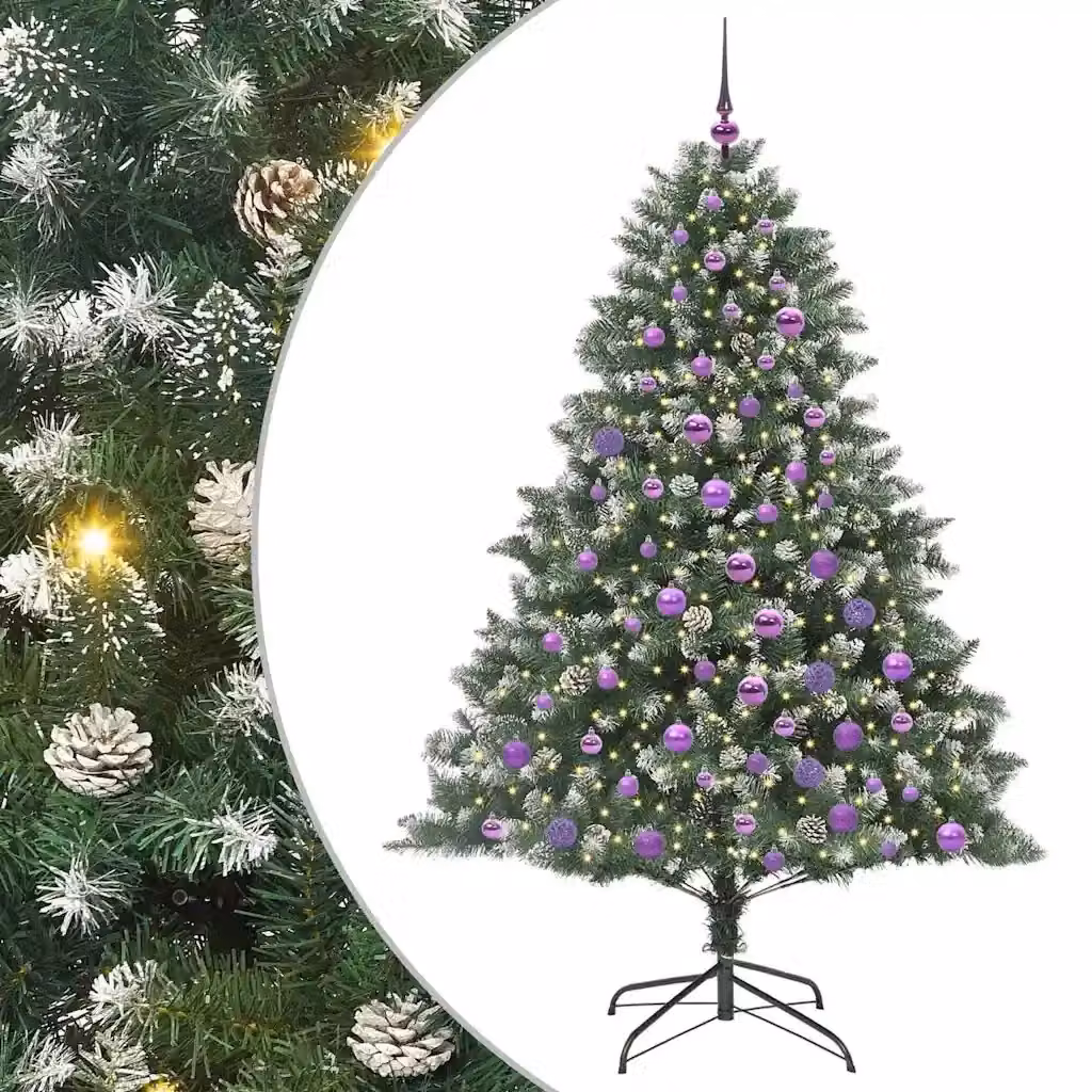 Albero di Natale artificiale verde vidaXL Altezza: 180 cm – 2