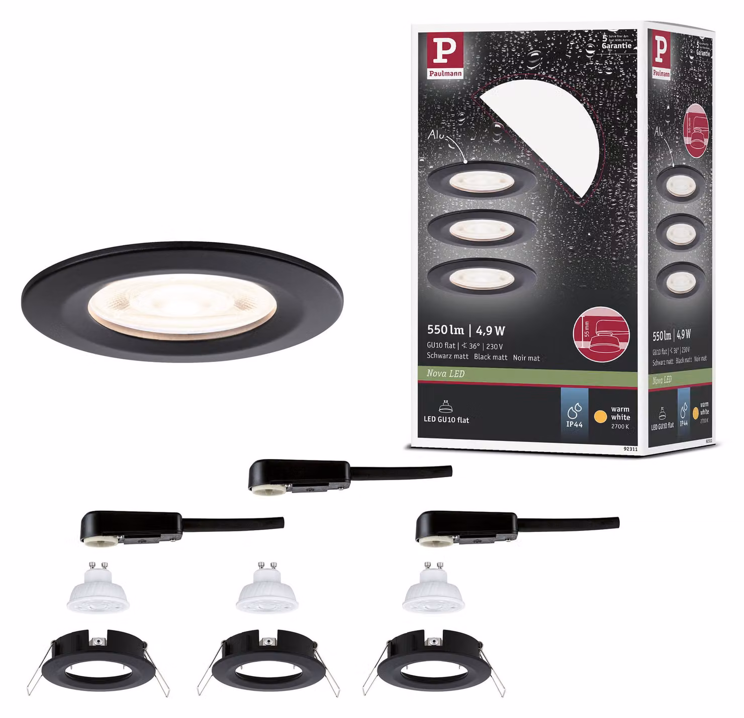 Paulmann Luce da incasso LED Nova