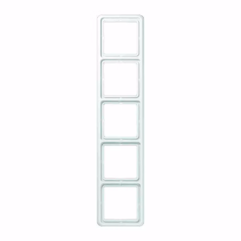 Jung CD 585 WW Telaio di copertura a 5 canali bianco alpino CD 500