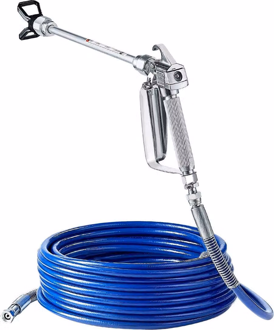 Pistola a spruzzo per vernici airless e kit tubo flessibile 3600 PSI con aste di prolunga e filtri