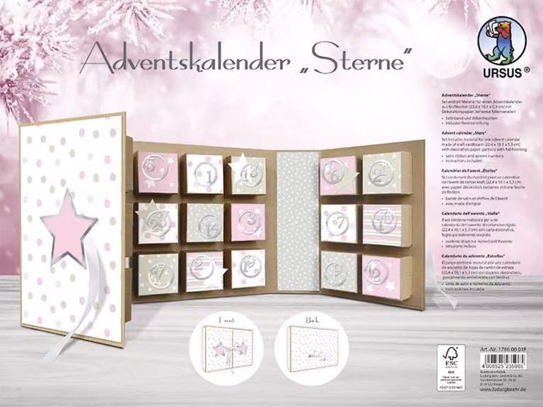 Calendario dell'Avvento URSUS Libro "Stelle