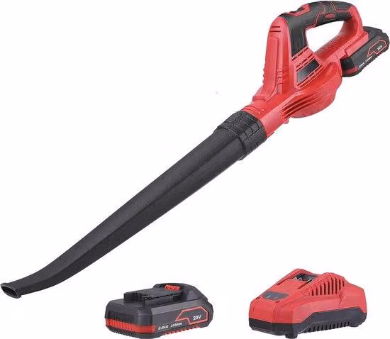 Soffiatore a batteria da 20 V agli ioni di litio, 190 km/h, per la cura del giardino