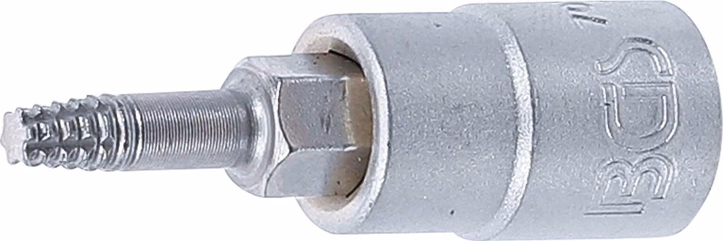 BGS Estrattore di viti con attacco quadro 6,3 mm (1/4") per profilo a T difettoso (per Torx) T15 - 7098-T15