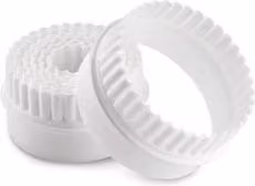 Set di 7 coppapasta rotondi Trix in plastica bianca, diametri da 38 a 98 mm