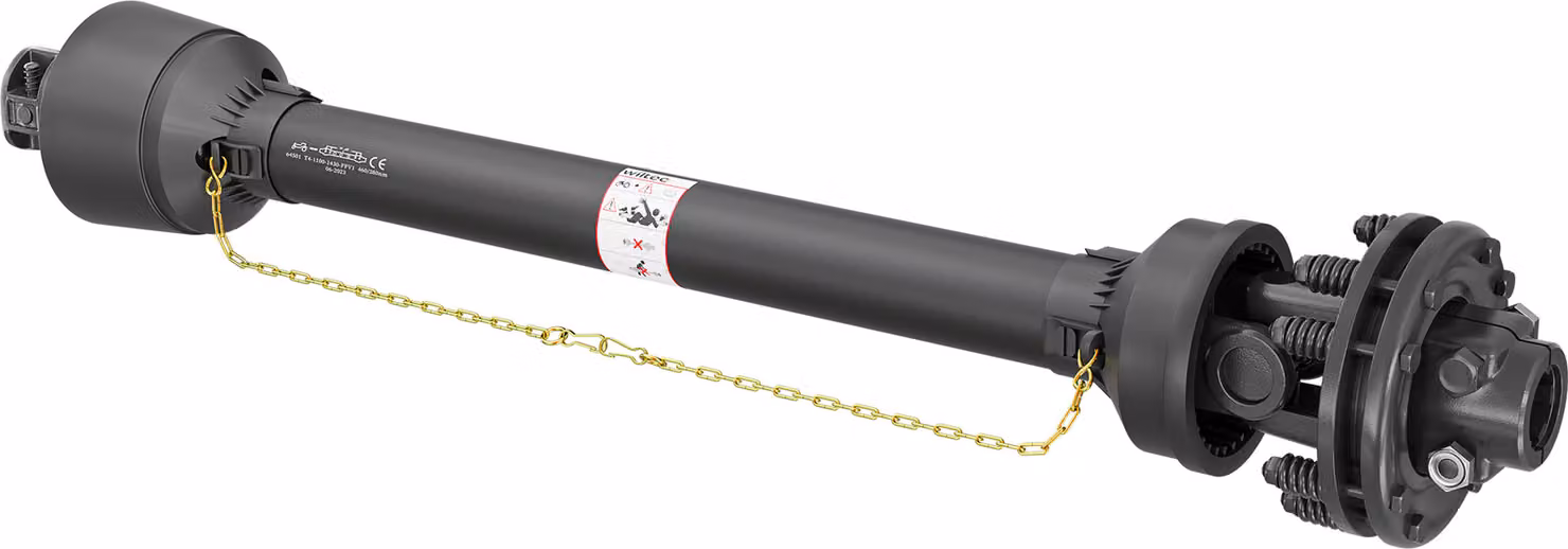 Albero cardanico T4 1100-1210mm 460Nm 540rpm, albero cardanico, 40kW (55hp), 2x 1 3/8" 6 denti