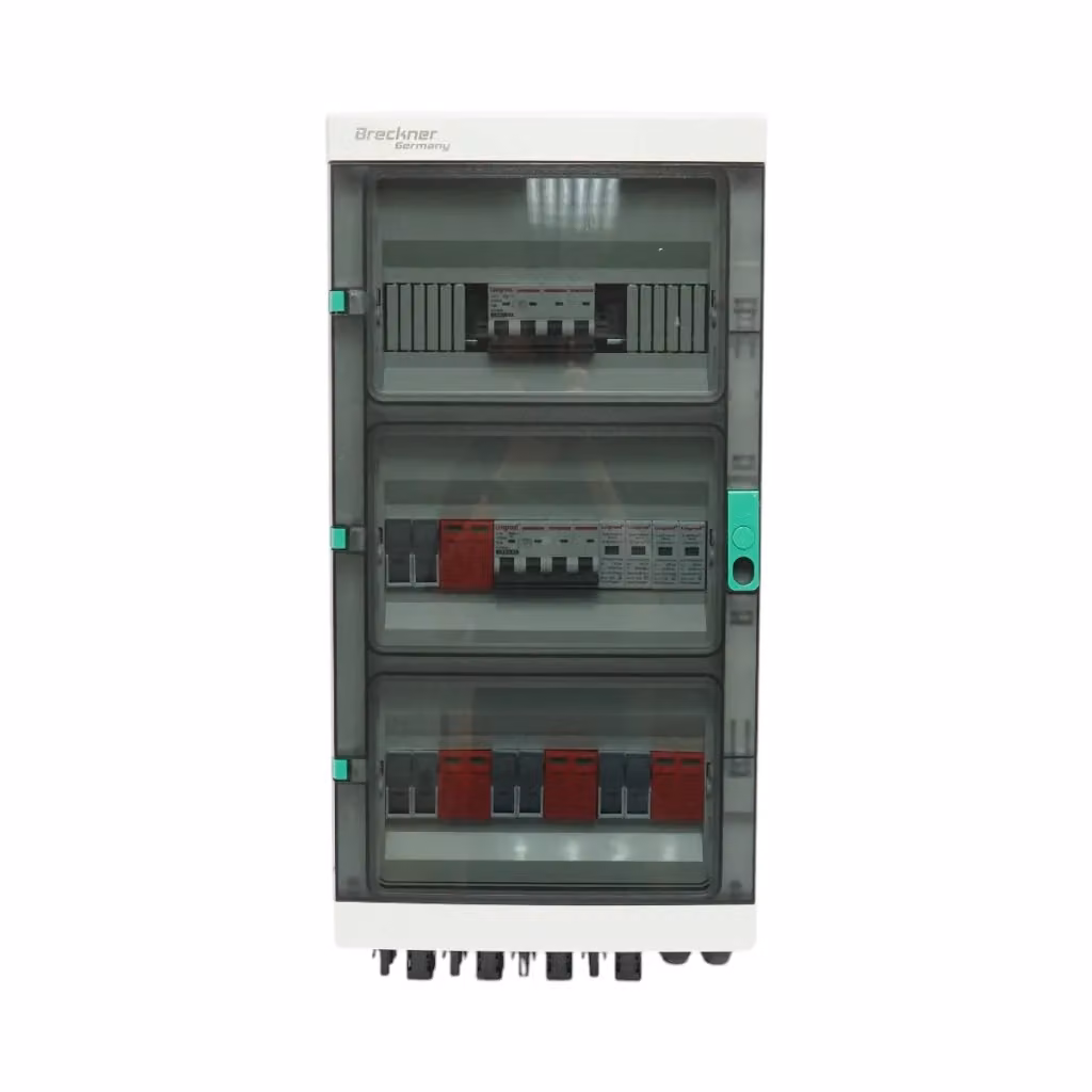 Quadro di distribuzione ACLongroad con fusibile di protezione da 380 V per impianti fotovoltaici DC/AC da 10-20 KW con 4 stringhe, Bianco – 2