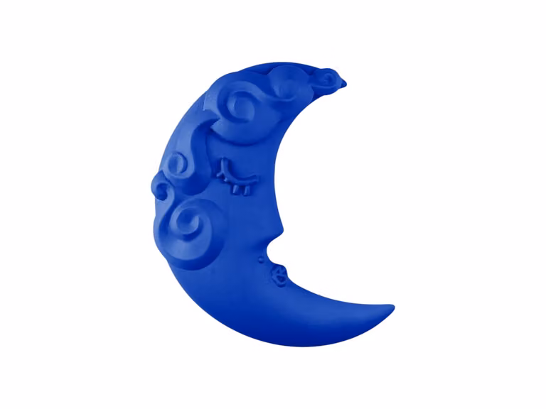 Magna Graecia Decorazione da Parete Luna - Blu