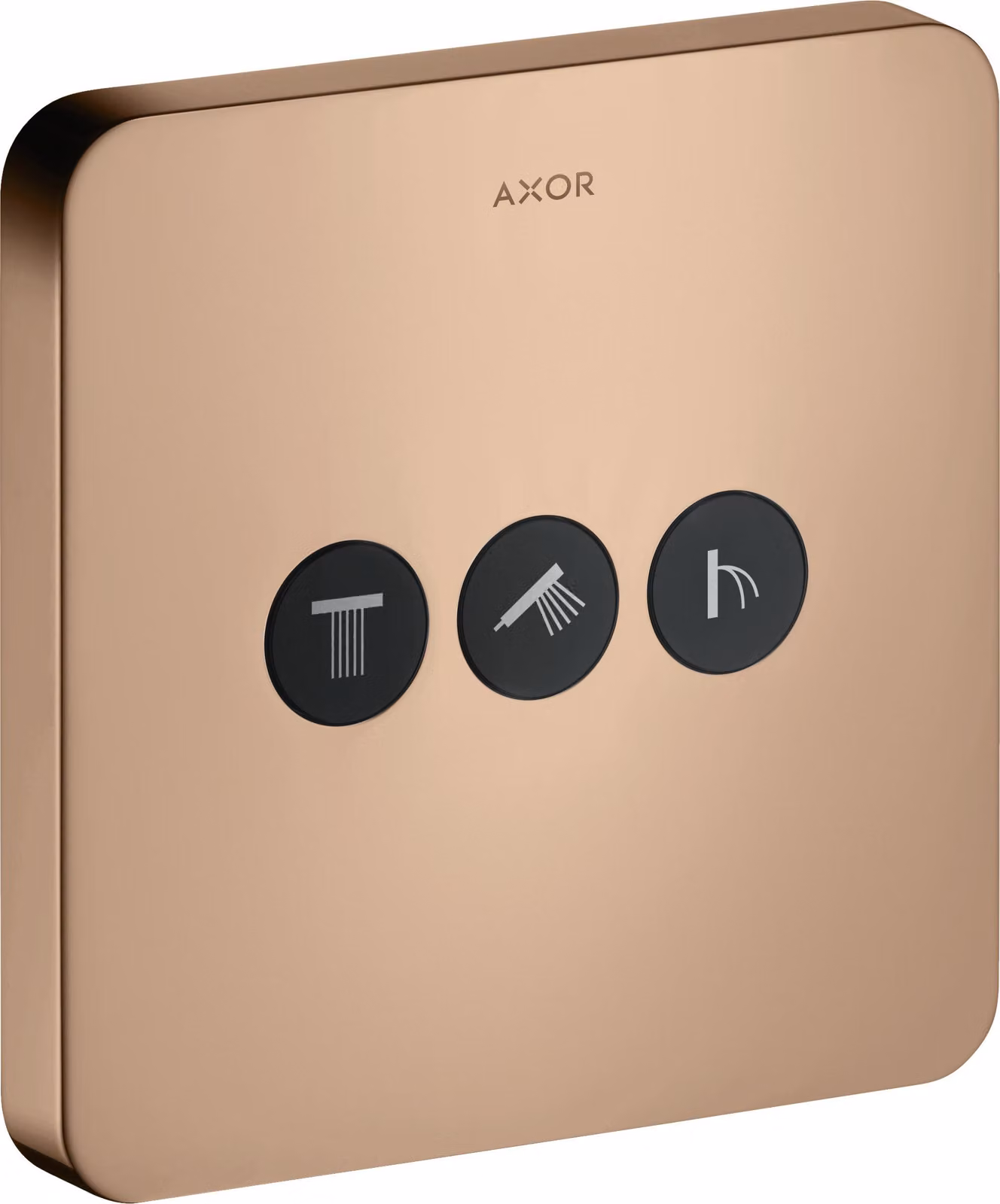 hansgrohe AXOR Starck ShowerSelect Valve à encastrer souple pour 3 consommateurs, 36773300, 36773300