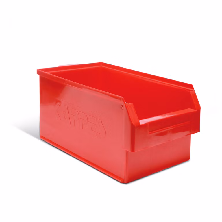 Scatola di immagazzinaggio aperta Protaurus misura 1 in rosso 500x300x250 mm