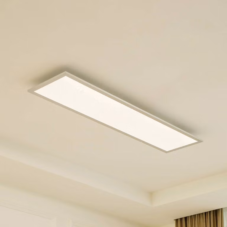 Plafoniera a LED Lyndra Arcchio, dimmerabile, Alluminio / Grigio / Zincato, Soggiorno / Sala da pranzo, Alluminio, Moderno, Plafoniera LED