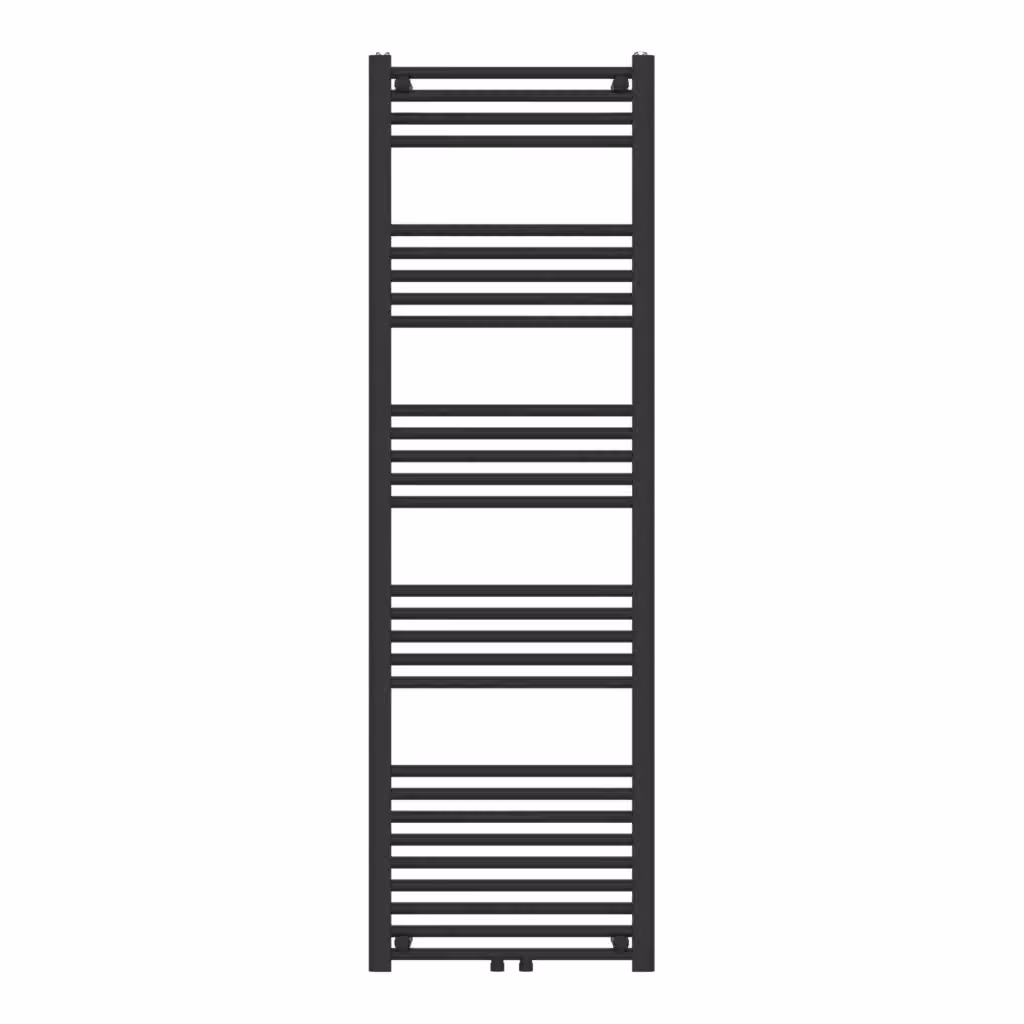 Scaldasalviette da bagno neu.haus in acciaio nero, H 160 x L 50 cm – 2